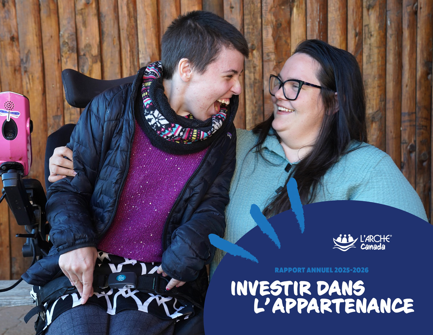 Page couverture du rapport annuel de L'Arche Canada 2025-2026