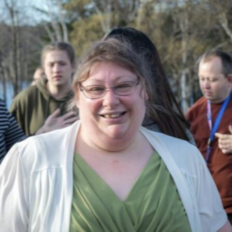image of a woman smiling